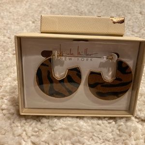 Earrings chunky half moon